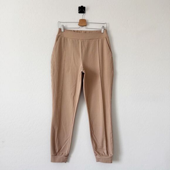 BYLT Premium Basics Women’s Elite+ Pintuck Jogger Color Dune Size Large - Picture 2 of 16